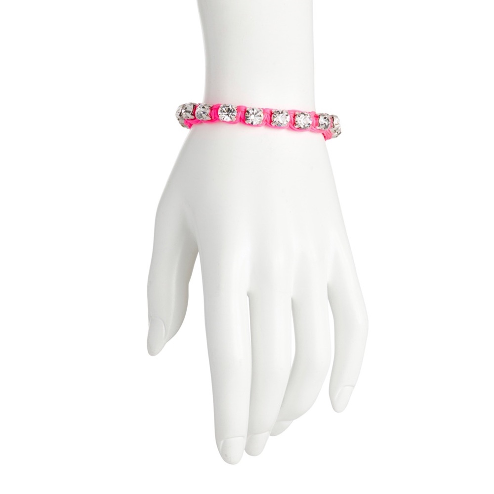 DANNIJO Ellen Pink Crystal Bracelet NWT - Picture 3 of 16